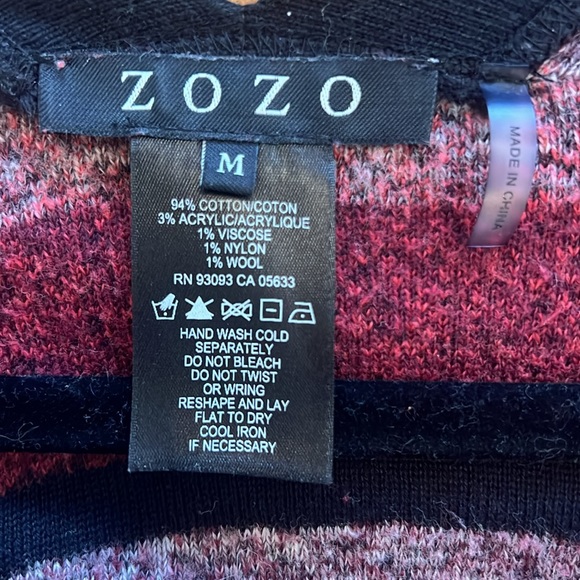 Cozy Reds with Black Zozo Poncho - Picture 5 of 5
